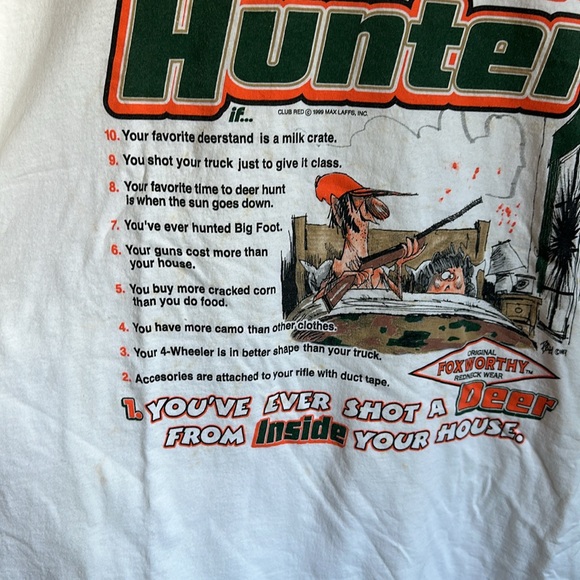 Vintage You might be a redneck hunter if … tee - Picture 4 of 9